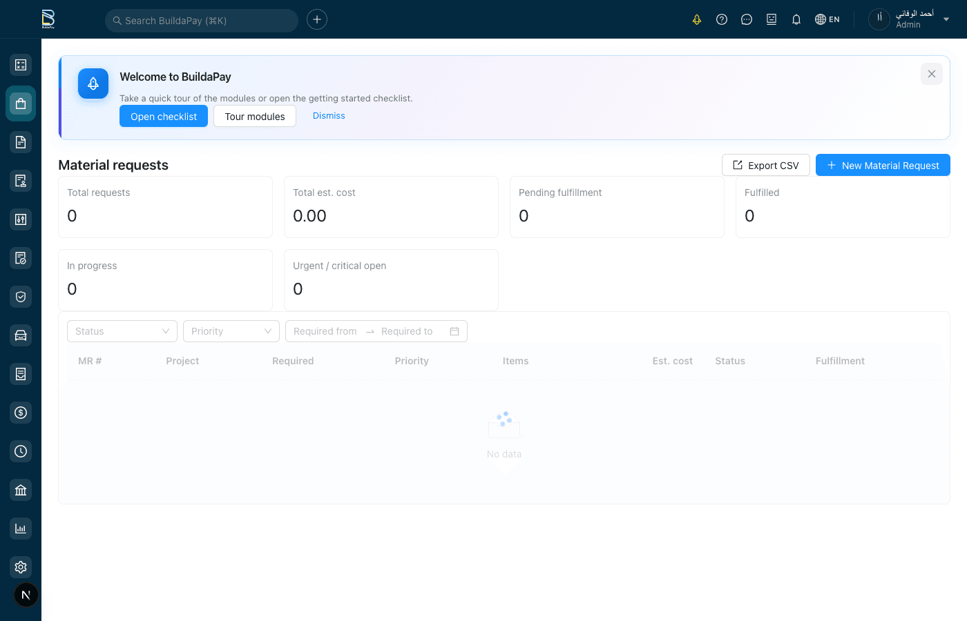 Material Requests & Requisitions