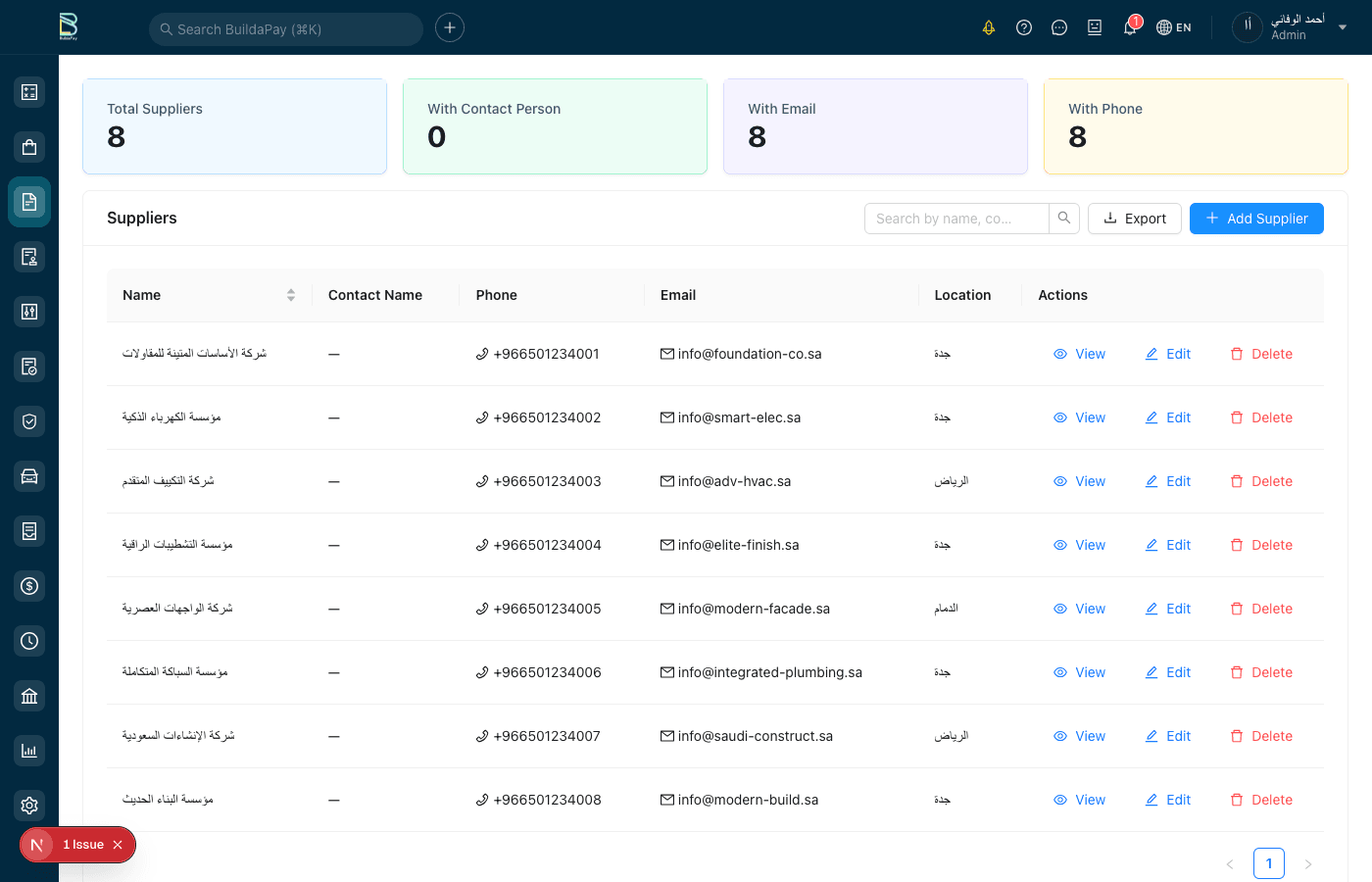 Subcontractor Registry & Qualification