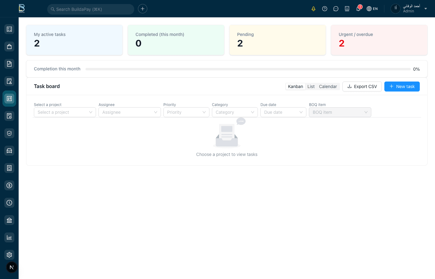 Task Management & Assignments