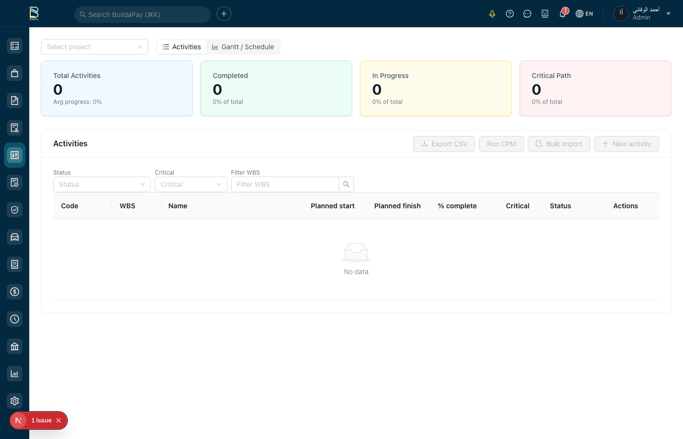 Scope & BOQ Management