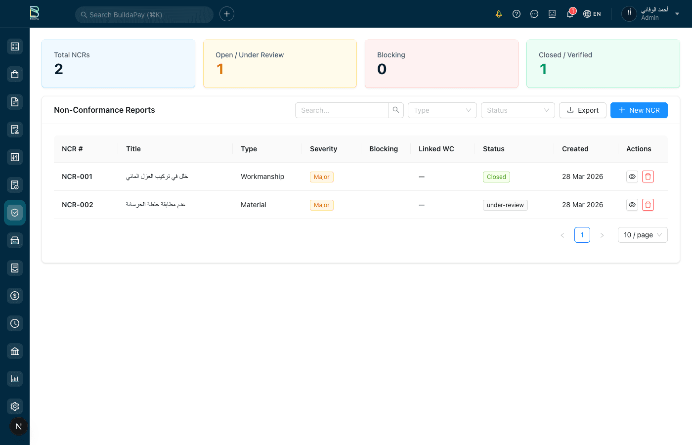 HSE Dashboard & Analytics
